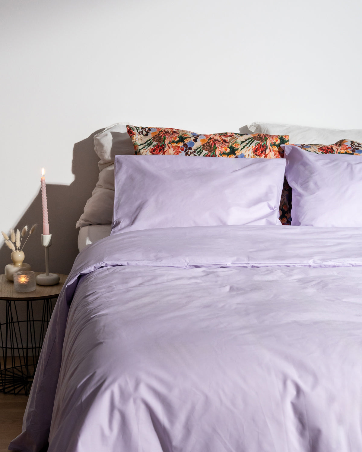 Lavender double bed sheets 230 x 220cm